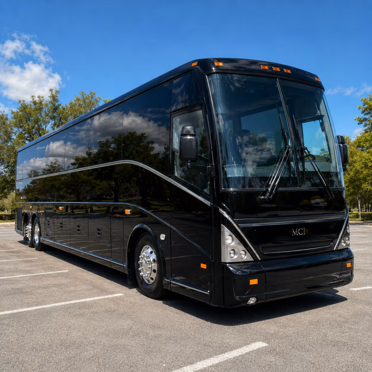 buses for the orange international street fair and local festivals