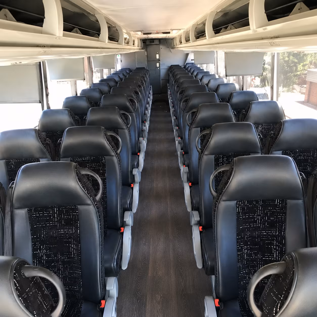 orange charter buses