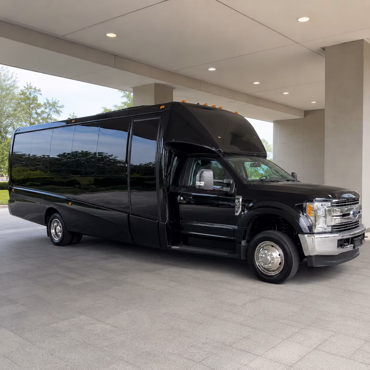 orange concert party bus rental