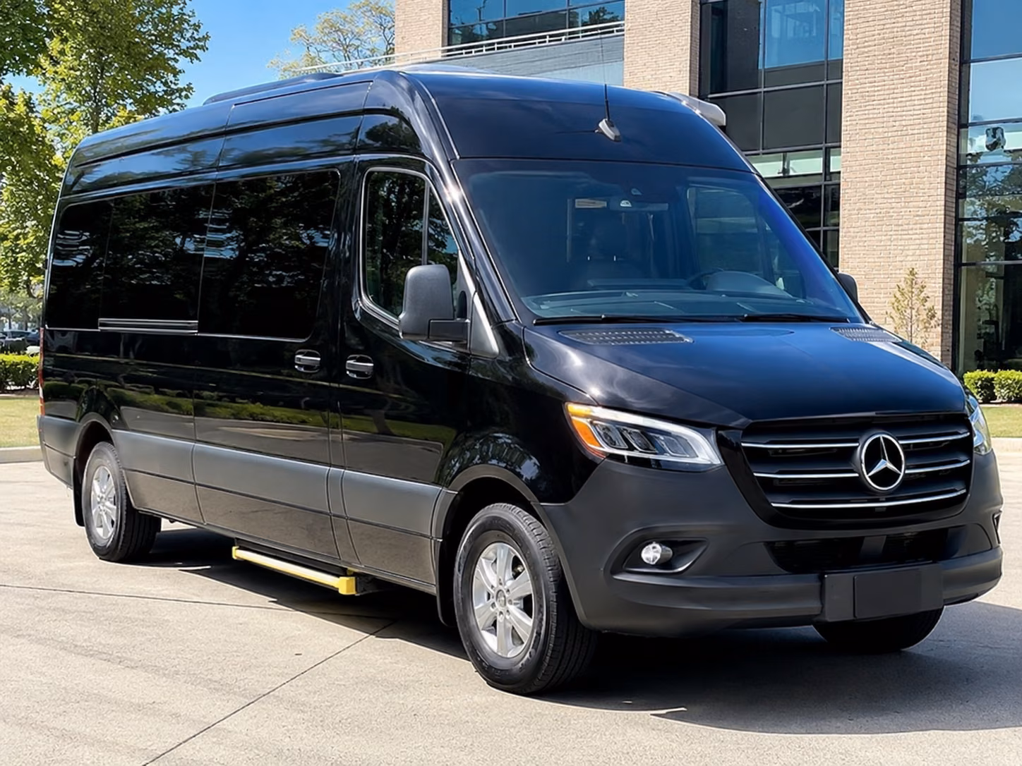 orange corporate event transportation onboard seating