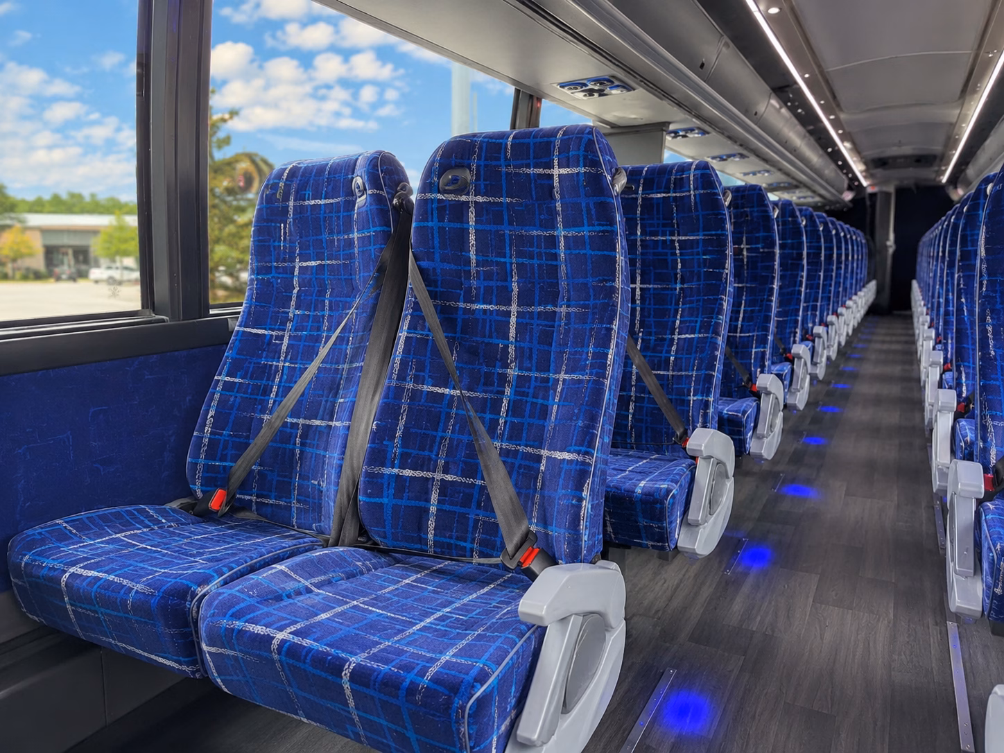 orange government military transportation onboard seating