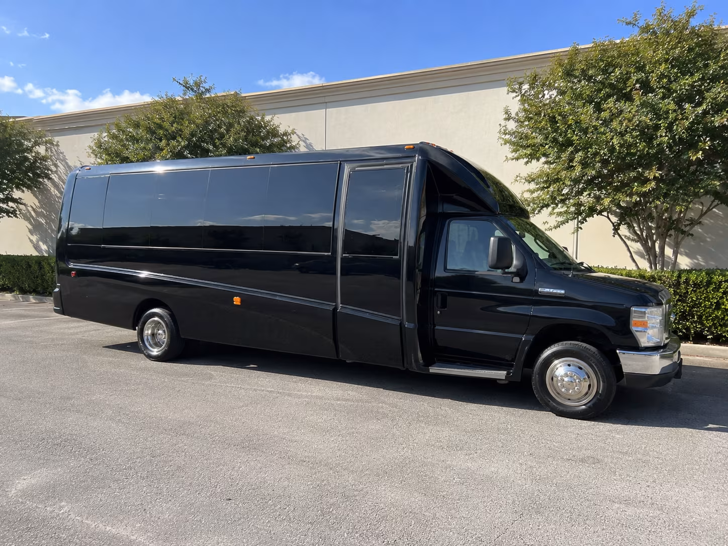orange party bus booking step 1