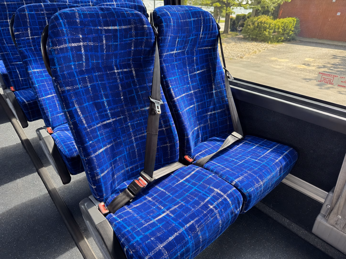 orange private event transportation onboard seating